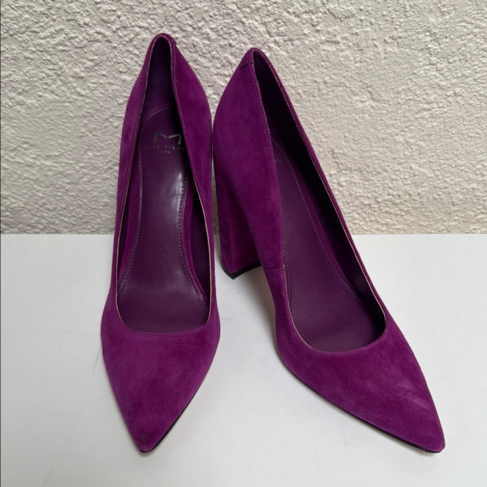 Marc Fisher - Purple Suede Block Heels